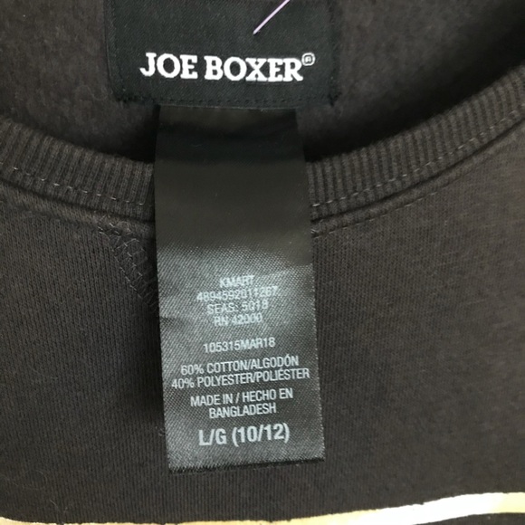 Joe Boxer Smile Long Sleeve Sweater - Size 10/12 - Picture 7 of 9